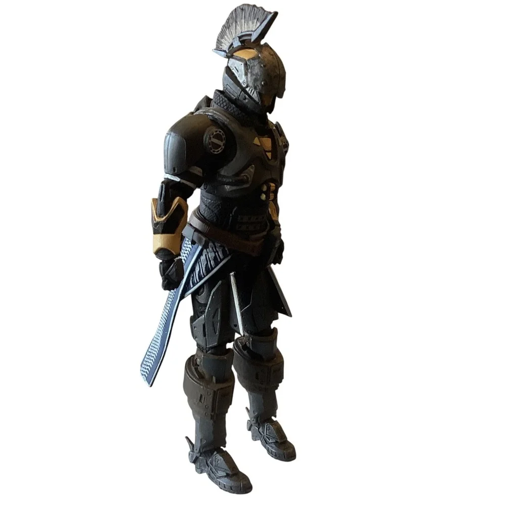 McFarlane Toys Destiny Saint-14 Action Figure 7 Inch Titan Hero Grey Gold
